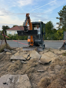 Photo de galerie - Retrait enrobé 