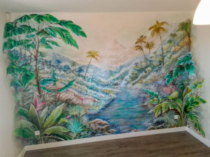 Photo de galerie - Chambre d 'enfant ambiance jungle