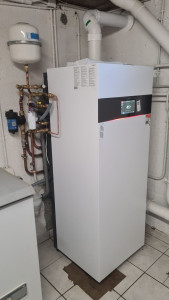 Photo de galerie - Pose chaudière 