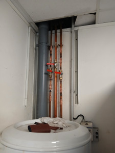 Photo de galerie - Travaux sur tuyauteries cuivre 