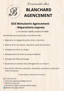 Photo de galerie - SOS Menuiseire