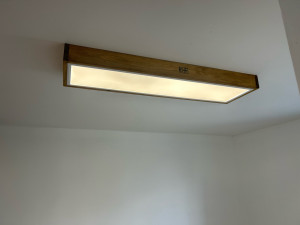 Photo de galerie - Fabrication de carde en bois pour panneau led sur mesure