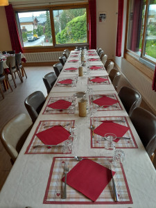 Photo de galerie - Mise en place partie restauration 