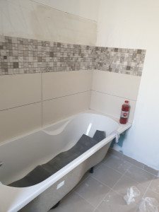 Photo de galerie - Pose de carrelage 