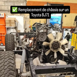 Photo de galerie - Remplacement châssis bj71