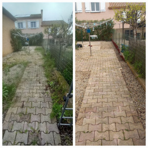 Photo de galerie - Désherbage nettoyage 