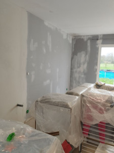 Photo de galerie - Début chantier et après.