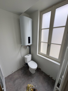 Photo de galerie - Pose chauffe eau et wc 