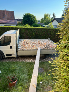 Photo de galerie - Débarras gravats fin de chantier 