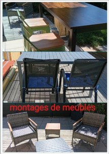 Photo de galerie - Montages de mobilier de jardin