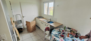 Photo de galerie - Réalisation d'un petit coin cuisine petit budget