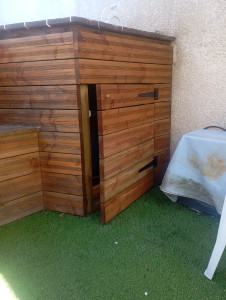 Photo de galerie - Création petite porte sur mesure 