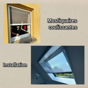 Photo de galerie - Vente et installation de moustiquaires coulissantes sur mesure 