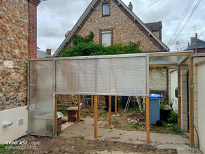Photo de galerie - Installation polycarbonat