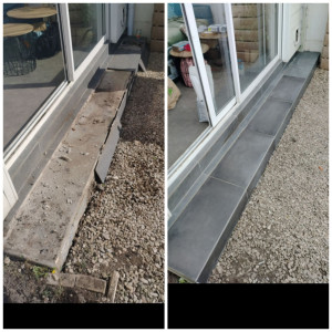 Photo de galerie - Pose d'un nouveau carrelage 
