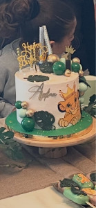 Photo de galerie - Gâteau d’anniversaire sur commande 