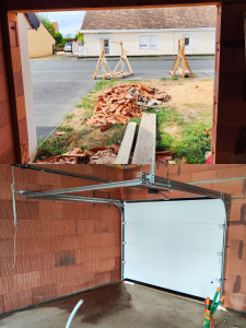 Photo de galerie - Porte garage sectionnelle 