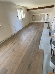 Photo de galerie - Pose de parquet - Revêtement de sol