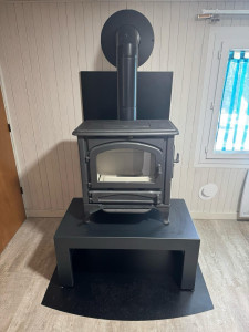 Photo de galerie - Installation poêle à bois