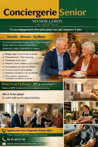 Photo de galerie - Concierge senior aide à la personne 