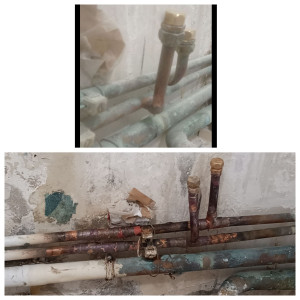 Photo de galerie - Réparation de plusieurs fuites a différents niveaux.
Gain de place pour pose de placo.