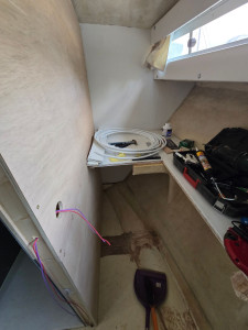 Photo de galerie - Création salle de bain sur bateau 