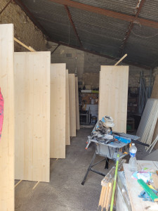 Photo de galerie - Fabrication de volets bois