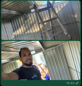 Photo de galerie - Montage un abri 2,5*3m