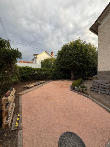 Photo de galerie - Création d’un terrain de pétanque 