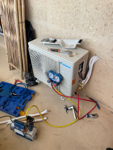 Photo de galerie - Mise en service de clim 