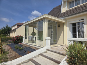 Photo de galerie - Pose veranda alu