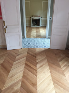 Photo de galerie - Pose de parquet - Revêtement de sol