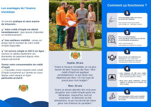 Photo de galerie - Avance immédiate