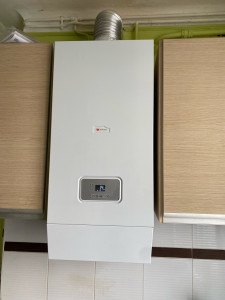 Photo de galerie - Pose chaudière 