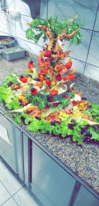 Photo de galerie - Salade royale préparée mes clients 