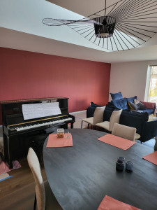 Photo de galerie - Peinture des murs en couleurs toute la maison 