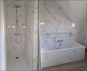 Photo de galerie - Rénovation complète de salle de bain 