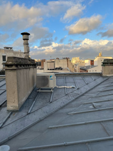 Photo de galerie - Unité extérieur sur toiture paris 