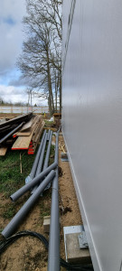 Photo de galerie - Travaux de raccordement des bungalows