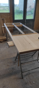 Photo de galerie - Verrière d'atelier en chêne 