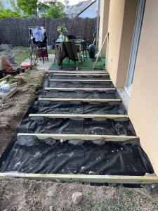 Photo de galerie - Pose de terrasse en bois