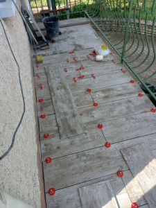 Photo de galerie - Pose imitation parquet 
