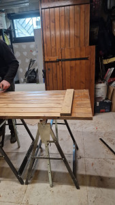 Photo de galerie - Volet qui on était poncer et lassure 