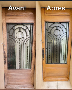 Photo de galerie - Rénovation porte d’entrée 