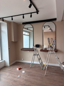 Photo de galerie - Installation pour un salon de coiffure 