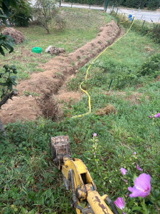 Photo de galerie - Réseau enterré pour la fibre 