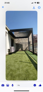 Photo de galerie - Pose de pergolas