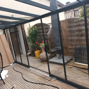 Photo de galerie - Montage de verrière.