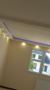 Photo de galerie - Ruban led plafond