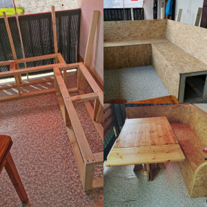 Photo de galerie - Conception d'un banc sur mesure 
